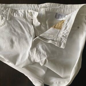 Super skinny white jeans - long!